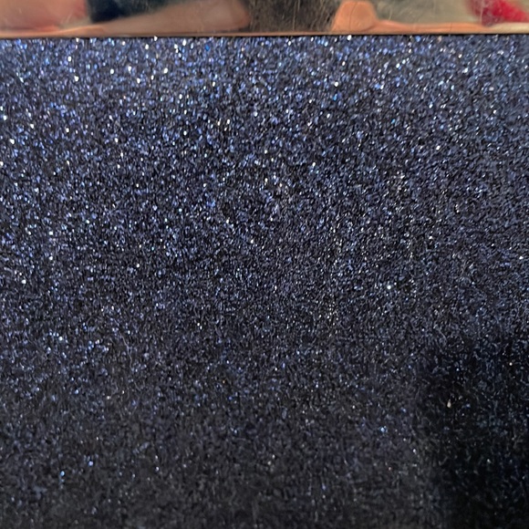 INC International Concepts Blue Sparkle Clutch Purse - Picture 4 of 10